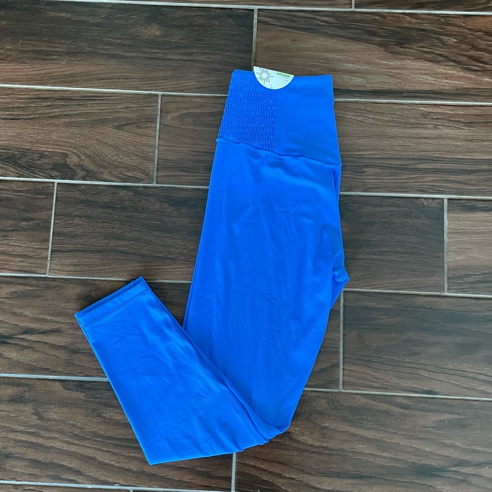 NWT - Aerie Offline High Waisted Leggings - blue - Large
